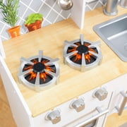 KidKraft Lets Cook Wooden Play Kitchen with Lights & Sounds and Pull-Down Faucet