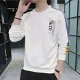 thumbnail image 3 of Sudaderas superiores Camiseta casual para hombre Cuello redondo Ropa para hombre Holgada Normal Estampada Ajuste regular Algodón Una alta calidad A granel Nuevo, 3 of 5