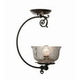 thumbnail image 5 of Meyda Tiffany - 173449 - One Light Semi-Flushmount - Revival - Craftsman Brown, 5 of 7