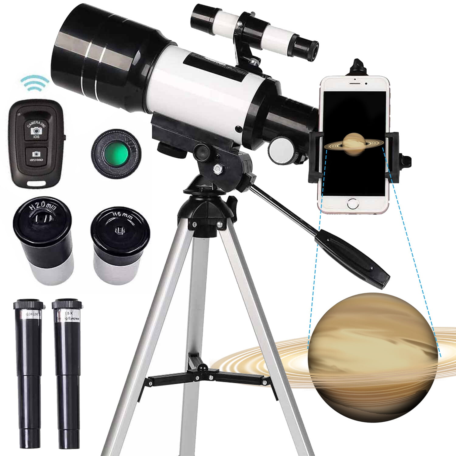 Beginner Astronomical Telescope Night Vision Tool For HD Viewing Space Star Moon 