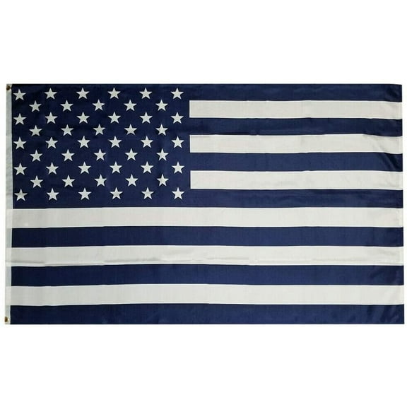 3x5 Blue & White USA 50 Star American 100D Woven Poly Nylon 3'x5' Flag