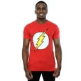 thumbnail image 2 of DC Comics Mens Flash Distressed Logo T-Shirt, 2 of 5