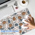 thumbnail image 4 of Long Mouse Pads for Desk,Striped Baseball Items Pattern Desk Mats on Top Of Desks, Desk Mouse Pad Extra Large with 3mm Non-Slip Base and Stitched Edge for Gaming,Office,Work,Home 31.5"x15.7", 4 of 6