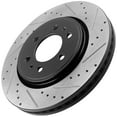 thumbnail image 6 of MotorbyMotor Front Drilled & Slotted Disc Brake Rotor Replacement for 2007-2017 Ford Expedition, 2007-2017 Lincoln Navigator, 2010-2017 Ford F-150-54153, 6 of 7