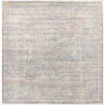 thumbnail image 1 of Turkish Geometric Oriental Distressed Ivory Area Rug, 1 of 5