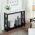 thumbnail image 2 of Ergode S20-478 Oxford Console Table with Shelf - Modern & Versatile | Multiple Finishes | X Frame Side Panels | Durable & Stylish | Coastal/Farmhouse Decor | Ample Storage Space | Sold Separately, 2 of 3