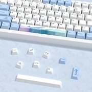 Alikpop Custom PBT Keycap Set, Cherry Profile Dye-Sub Minimalist Anime Retro Design for Mechanical Keyboards