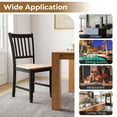 thumbnail image 7 of Costway Set of 4 Dining Chair Kitchen Black Spindle Back Side Chair with Solid Wooden Legs, 7 of 7