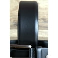 thumbnail image 3 of 44 In Black Leather Dress Belt 100% Pure Italian Cow Genuine Formal, 3 of 4
