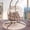 Brown cushion, variant on 2-Person Indoor Outdoor Porch Swing Chair with Stand, Patio Wicker Egg Swing Chair with Cushions & Neck Pillows