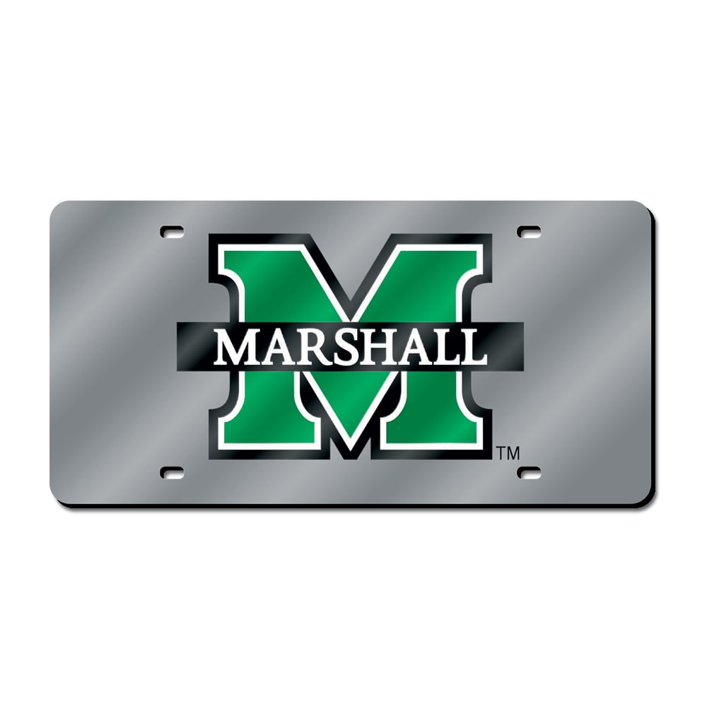 Marshall License Plate Tag in Silver