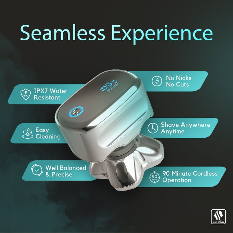 Free Shipping! Skull Shaver Pitbull Platinum PRO PX5 Head Face