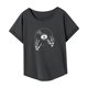 thumbnail image 4 of Camiseta para Mujer Verano Ropa Deportiva Ropa Deportiva Camisa con Cuello Redondo para Senderismo Caminar L, 4 of 7