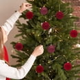 thumbnail image 3 of Velvet Christmas Ball Ornaments, 36-Pack Shatterproof Set for Tree Decor, 3 of 6