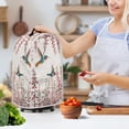 thumbnail image 3 of HELLHERO Stylish Coffee Machine Dust Cover Handle Polyester for Kitchen Counter, Hummingbird Floral Pattern, 3 of 6