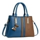 thumbnail image 2 of Bolso de gran capacidad para mujeres | Bolso de parche elegante de cuero suave | Bolso multicapa con correa cruzada ajustable | 30x13x23cm | Bolso de hombro versátil, 2 of 6