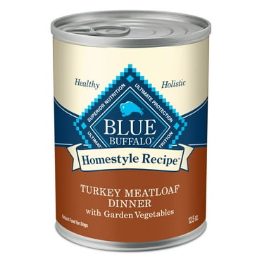 Blue Buffalo Homestyle Recipe Adult Wet Dog Food, Turkey Dinner, 12.5-oz. Can