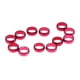 thumbnail image 5 of 12 Piezas Sharft Vuelos De Repuesto De Sujeción Arandelas De Aluminio rojo Baoblaze Protector de punta de dardo, 5 of 8