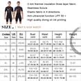 thumbnail image 2 of Combinaisons de Plongée 3MM Manches Courtes Short Combinaison de Plongée pour Couple Combinaison de Surf pour Plongée en Apnée Natation en Eau Froide Homme orange TTG, 2 of 6