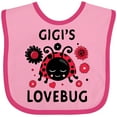 thumbnail image 3 of Inktastic Valentine's Day Gigi's Lovebug Boys or Girls Baby Bib, 3 of 4