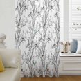 thumbnail image 5 of Natural Trees Branches Sheer Curtains 72 Inches Long, Colored Birds Vintage Rustic Light Filering Curtains, Breathable Simi Curtain Privacy Drapes for Living Room Bedroom Lightweight Window Treatment, 5 of 9