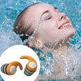 thumbnail image 2 of Reusable Silicone Ear Plugs for Adult Water Sports Swimming Surfing Shower and Sleeping, 2 of 9