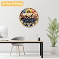 thumbnail image 5 of 12 Inch Patriotic Wall Clock, USA 250th Anniversary Wooden Round Wall Clocks with Silent Non-Ticking Quartz Movement, Battery Operated, Art Decor Hanging Clock for Kitchen, Bedroom, Living Room, 5 of 9