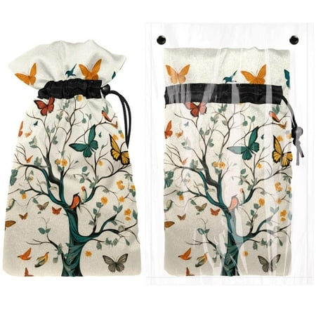 

Josid Bird Pattern Reusable Outdoor Faucet Insulation Covers Waterproof and Freeze-Resistant Spigot Protector Bags 2 Pack 11 x 6.9