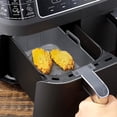 thumbnail image 3 of 2Pcs Accessoires de Friteuse d'Air Ensemble avec Pot de Silicone de Friteuse d'Air et Double Rack de Couche avec Doublure de Friteuse d'Air Réutilisable de Brochette, 3 of 9