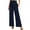 A4-Navy, variant on a.Jesdani Women's Wide Leg Lounge Pants High Waisted Elastic Tie Knot Loose Trousers with Pockets S-XXL