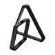 thumbnail image 2 of Juego de 2 estantes para bolas de billar de estilo vintage, estante triangular para ocho bolas, soporte para suministros de accesorios, juego de mesa Negro DYNWAVEMX Estante Triángulo, 2 of 8