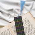 thumbnail image 6 of Kdxio Mardi Gra Geometric Print Metal Tassel Bookmarks,Perfect Gift for Art Lovers and Bookworms Metal Bookmarks for Women, 6 of 8