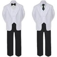 thumbnail image 2 of New Baby Toddler Boys Black Formal Wedding Suits Tuxedo w/ Extra Bow Tie sz S-7, 2 of 3