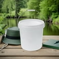 thumbnail image 4 of GAXIRE Sturdy Pail Bucket Airtight Plastic Round for Storage 1Pack, 4 of 8