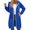 Blue, variant on Long Hoodies for Women Zip Up Double Zipper Jacket Full Zip Hoodies Sweatshirts Tunic Sweatshirts Fall Winter Fashion Clothes,Navy M