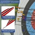 thumbnail image 3 of Arrows Spin Vanes, 50 Pack 1.8 Inch Plastic Arrow Fletching for DIY Shooting Red, 3 of 5