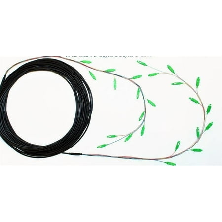 300 FT. TINIFIBER BY CERTICABLE ARMORED OUTDOOR FIBER OPTIC CABLE 12 STRAND SM SC/APC (Best Ar 15 Optics Under 300)