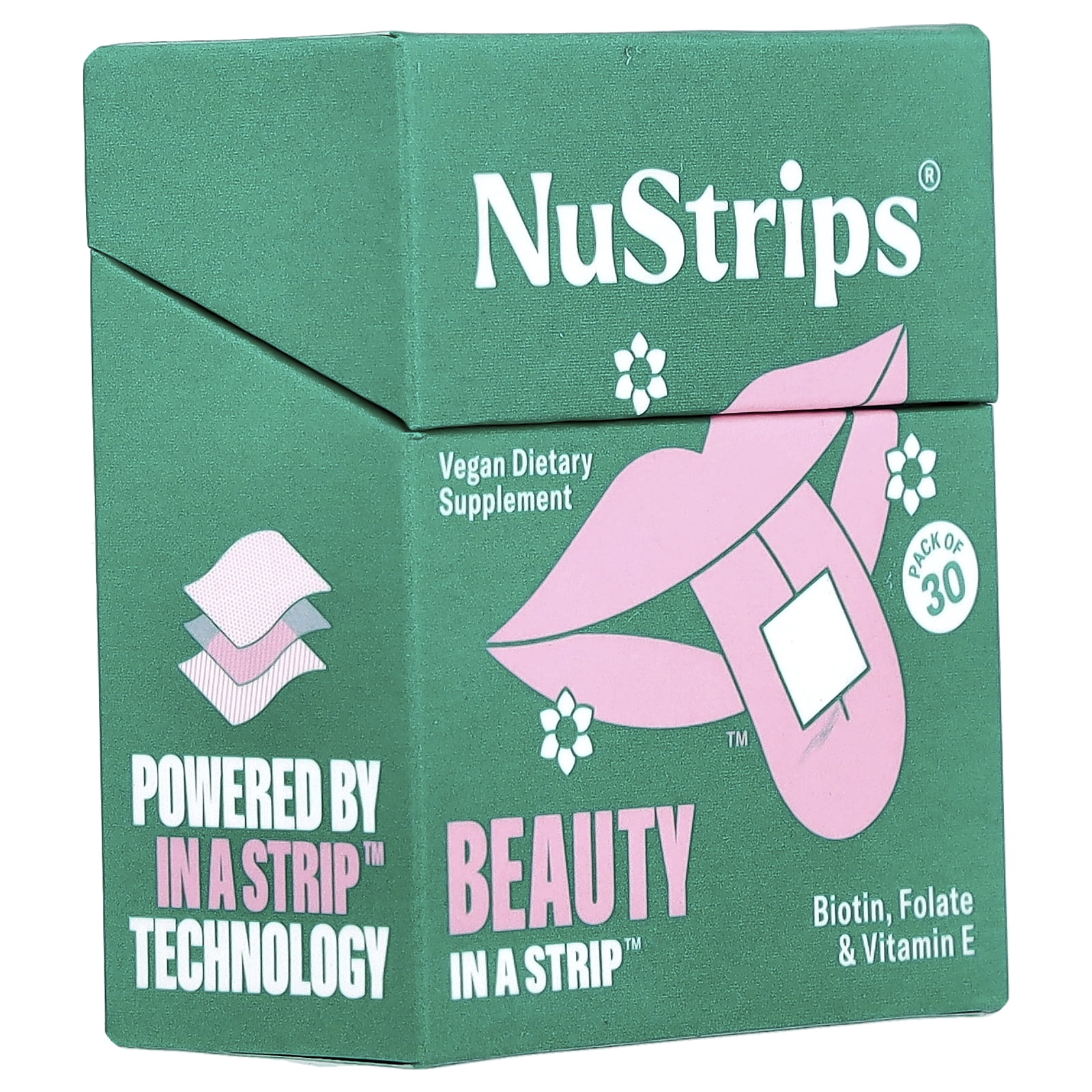 NuStrips Beauty in a Strip™ (30 Ct) - Biotin, Folate and Vitamin E