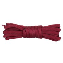Santimon 2 Pairs Oval Cotton Shoelace for Canvas Sneakers Boots Athletic Shoes 63" Dark Red