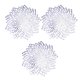 thumbnail image 1 of Decoraciones de plástico para mesa de comedor, tapetes para platos de boda, fiestas navideñas, 1 of 5