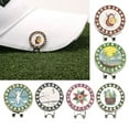 thumbnail image 3 of Marcadores de Pelota de Golf Señoras res Magnético Moneda Golf Sombrero Clip Herramienta Fácilmente Conecte a Hat Caps Belt Gl A Macarena Marcador de pelota de golf, 3 of 8