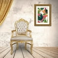 thumbnail image 3 of Watts, Eva 17x24 Gold Ornate Wood Framed with Double Matting Museum Art Print Titled - Edens Tropical Palms, 3 of 4
