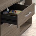 thumbnail image 4 of Pemberly Row Engineered Wood Low Storage Cabinet with Drawers in Modern Hickory, 4 of 7