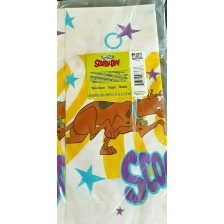 Vintage 1998 Cartoon Network Hallmark Scooby-Doo Paper Table Cover