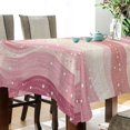 thumbnail image 4 of Yayeee Tablecloths for Rectangular Tables 60 x 120 inch Party Table Cover, Soft Brown Pattern, 4 of 6