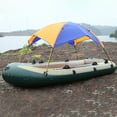 thumbnail image 3 of TFixol Portable Inflatable Boat Canopy with Sunshade, Waterproof Fishing Tent for Outdoor Use, Durable Fiber Material, Easy Setup with D-Buckles, Lightweight and Compact Design, Available in S/L, 3 of 6