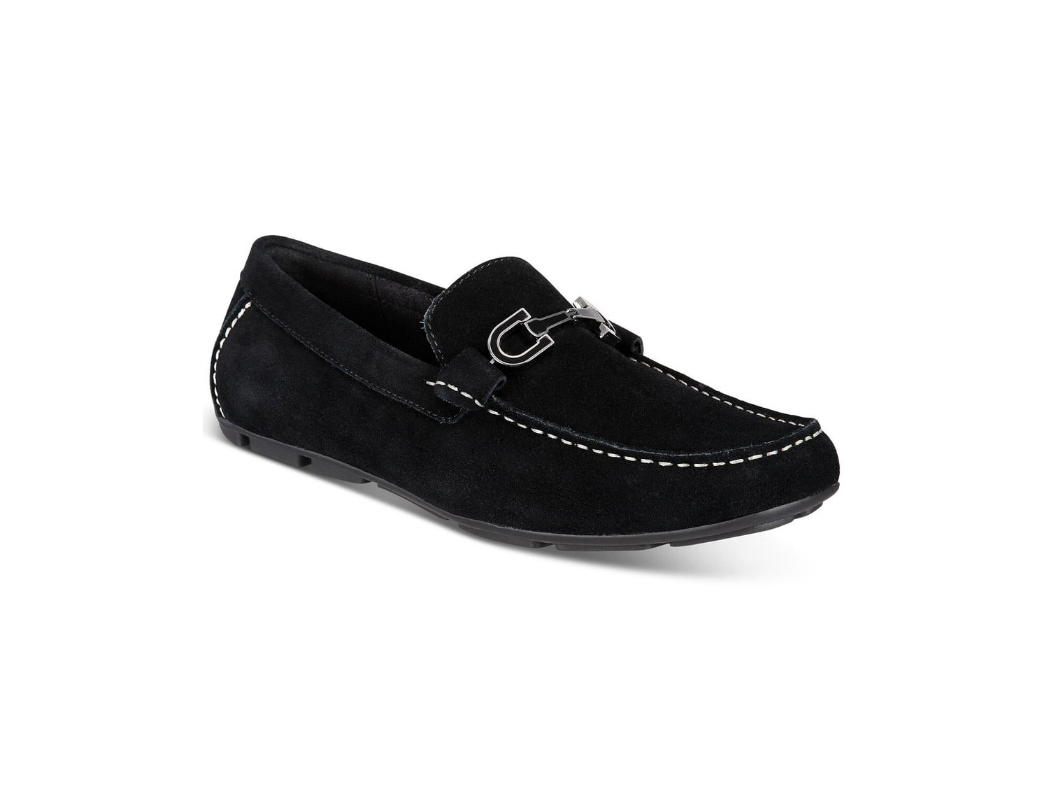 Alfani Remy Driving Loafers, Created for Macy's - Black - Size 10.5