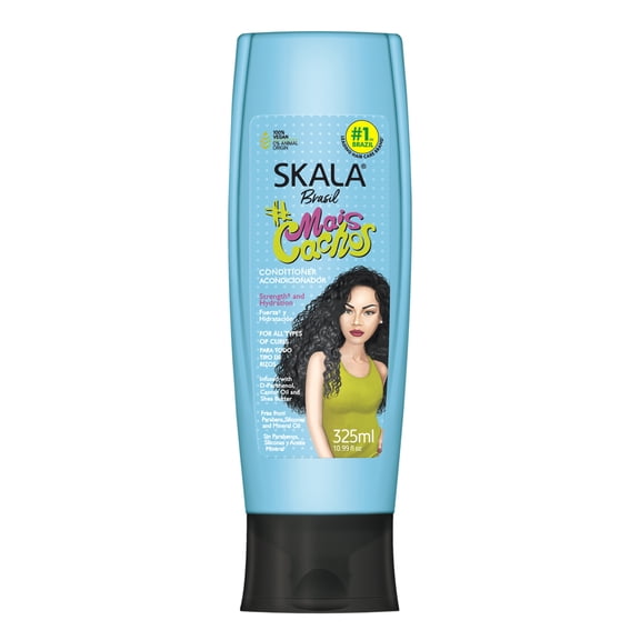 Skala Mais Cachos Conditioner for All Curl Types, Hydration & Strength, 10.99 oz