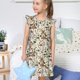 thumbnail image 4 of Balery Mushroom Garnish Camisón de princesa para niñas, pijama de algodón con mangas abullonadas, suave y bonito.-Medium, 4 of 6