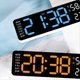thumbnail image 5 of Reloj Electrónico Multifuncional Simple, Rectangular, con Fuente Grande, Despertador, Se Puede Colgar o Colocar de Pie B, 5 of 5